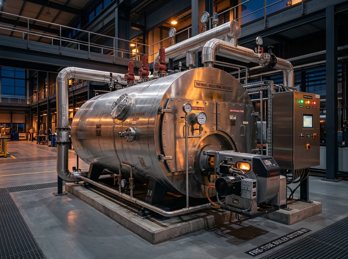 Mesin Steam Boiler Uap Industri untuk Pabrik Kerupuk